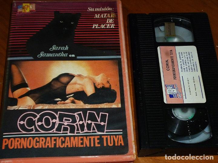 Filme: CORIN PORNOGRAFICAMENTE TUYA. SU MISION MATAR DE PLACER - SARAH SAMANTHA - EQUIS - VHS