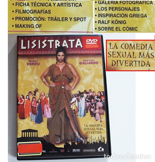 Filme: LISISTRATA DVD PEL&Iacute;CULA COMEDIA SEXUAL BAS C&Oacute;MIC DE K&Ouml;NIG MARIBEL VERD&Uacute; GALIARDO SOL&Aacute; HOMOSEXUAL GAY