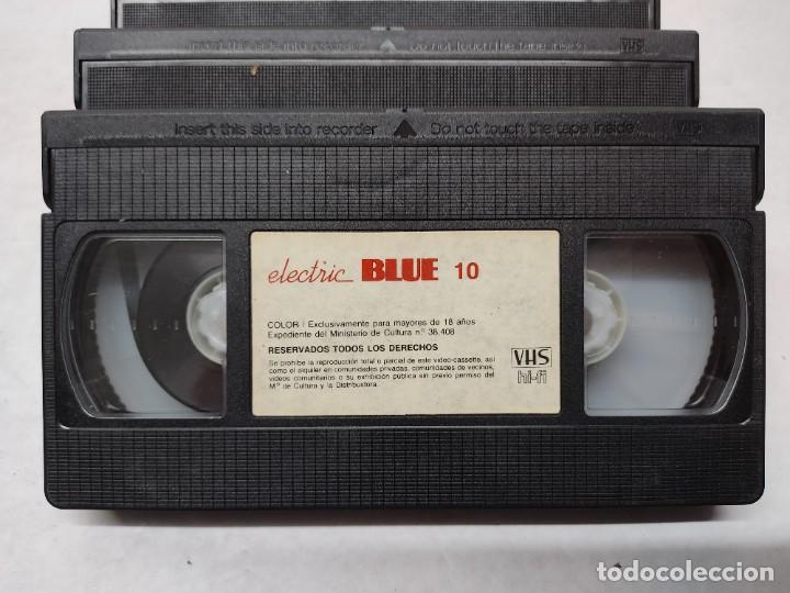 Peliculas: ELECTRIC BLUE 010- PELICULA CLASIFICADA X. VHS . PROCEDENTE DE DISTRIBUIDORA .SIN CARATULA.