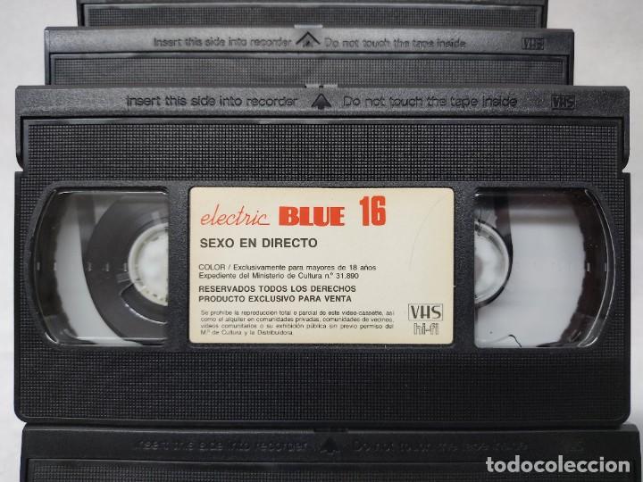 Peliculas: ELECTRIC BLUE 16- PELICULA CLASIFICADA X. VHS . PROCEDENTE DE DISTRIBUIDORA .SIN CARATULA.