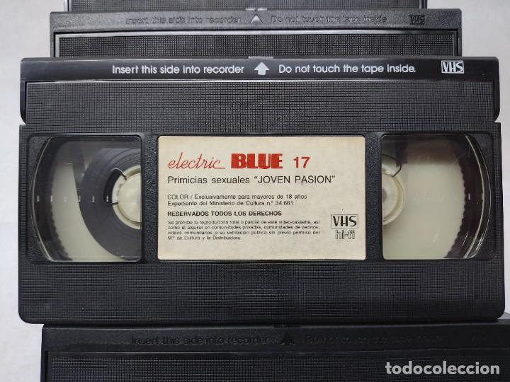 Peliculas: ELECTRIC BLUE 17- PELICULA CLASIFICADA X. VHS . PROCEDENTE DE DISTRIBUIDORA .SIN CARATULA.