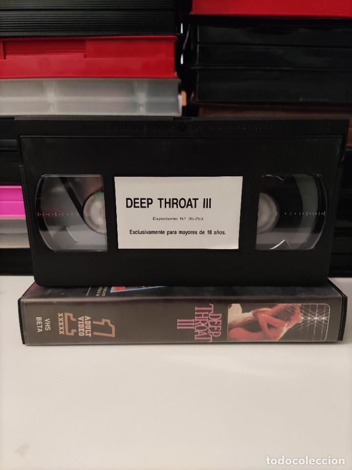 Film: LF 16 VHS CP Deep throat III - Aja, Tracy Adams, Megan Leigh, Ren&eacute; Morgan