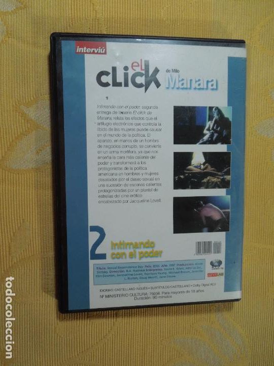 Filme: INTIMANDO CON EL PODER - 2 - EL CLICK DE MILO MANARA DVD PORNO SOLO PARA ADULTOS
