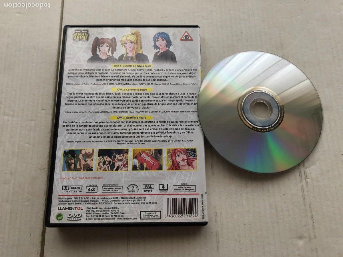 new bible black volumen 1 - anime hentai - dvd - Kaufen Filme für  Erwachsene in todocoleccion