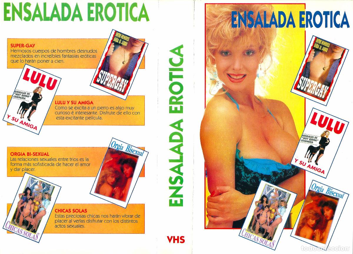 Films: ENSALADA EROTICA. LULU Y SU AMIGA ANIMALES ZOOFILIA ORGIA BISEXUAL LESBIANA GAY HOMOSEXUAL PORNO VHS