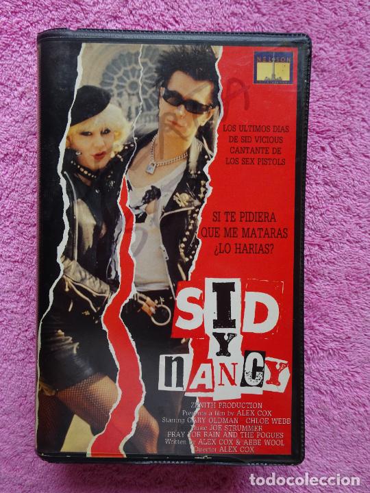 Films: sid y nancy 1986 Alex Cox zenith productions de videoclub caja grande