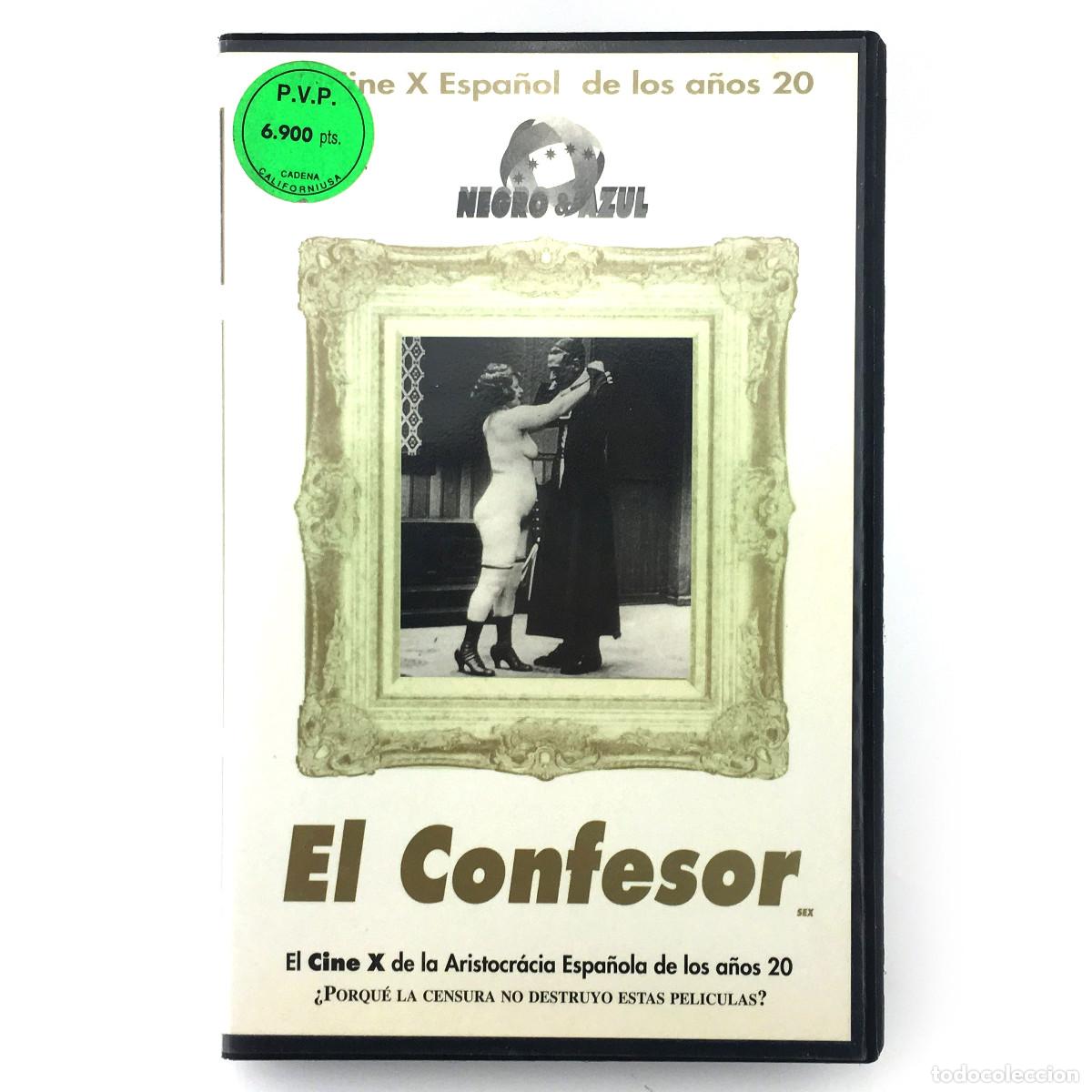 Films: EL CONFESOR CINE X DE LA ARISTOCRACIA ESPA&Ntilde;OLA DE LOS A&Ntilde;OS 20 MATERIAL SICALIPTICO RETRO VINTAGE VHS