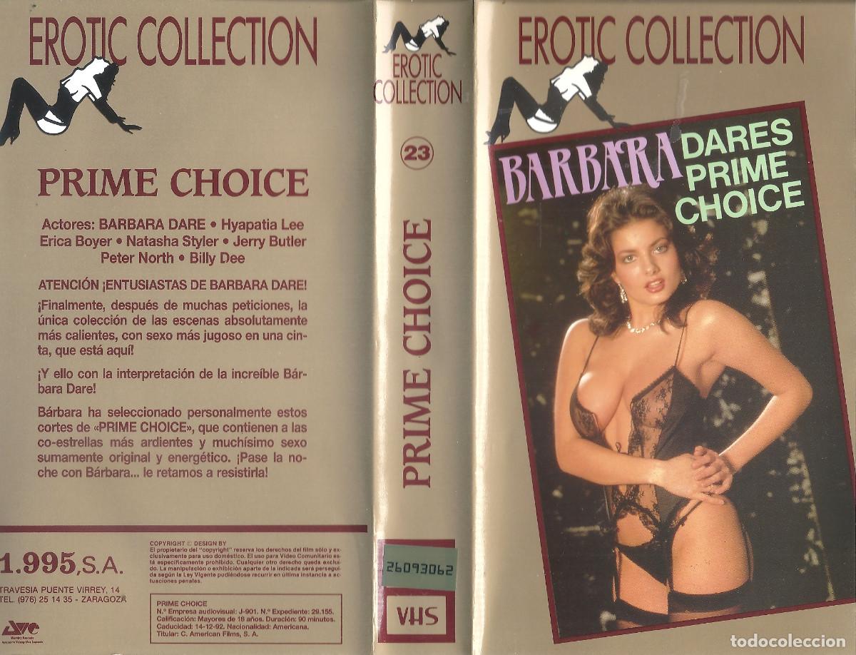 Peliculas: BARBARA DARE&acute;S PRIME CHOICE ERICA BOYER SIOBHAN HUNTER HYAPATIA LEE NINA HARTLEY ROBERT MCCALLUM VHS