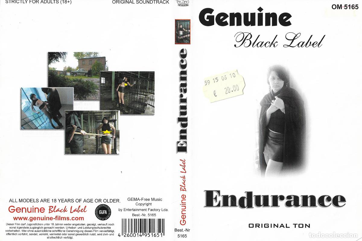 endurance. genuine black label. película dvd ad - Acheter Films pour  adultes sur todocoleccion