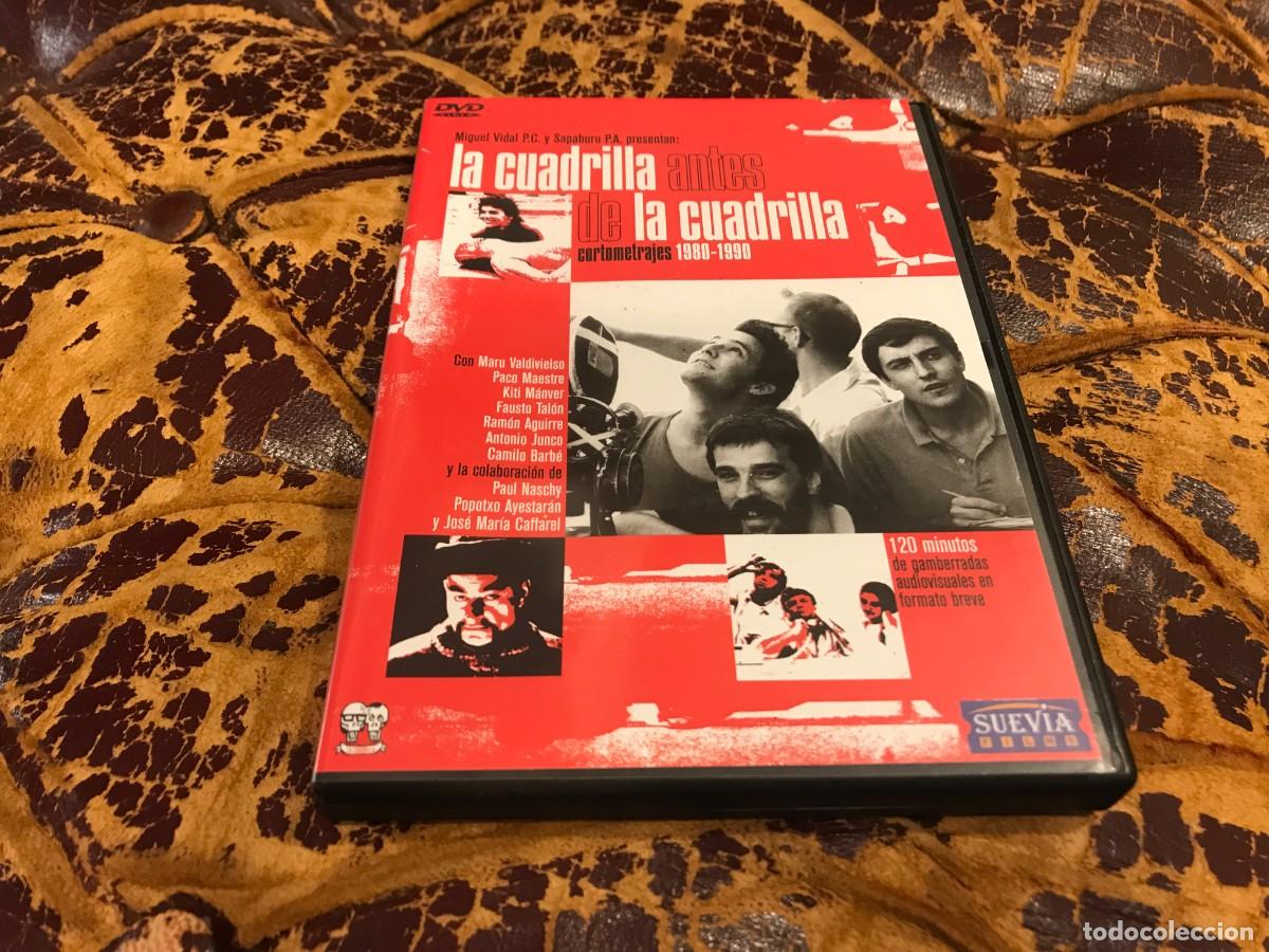 Filme: DVD. LA CUADRILLA ANTES DE LA CUADRILLA. CORTOMETRAJES 1980-1990. MIGUEL VIDAL-SAPABURU P.A.