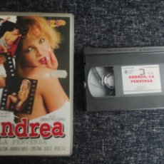 Peliculas: VHS - ANDREA LA PERVERSA - ANDREA FAYES, CRISTINA ILDICO, - PELICULA PORNO VINTAGE AÑOS 90