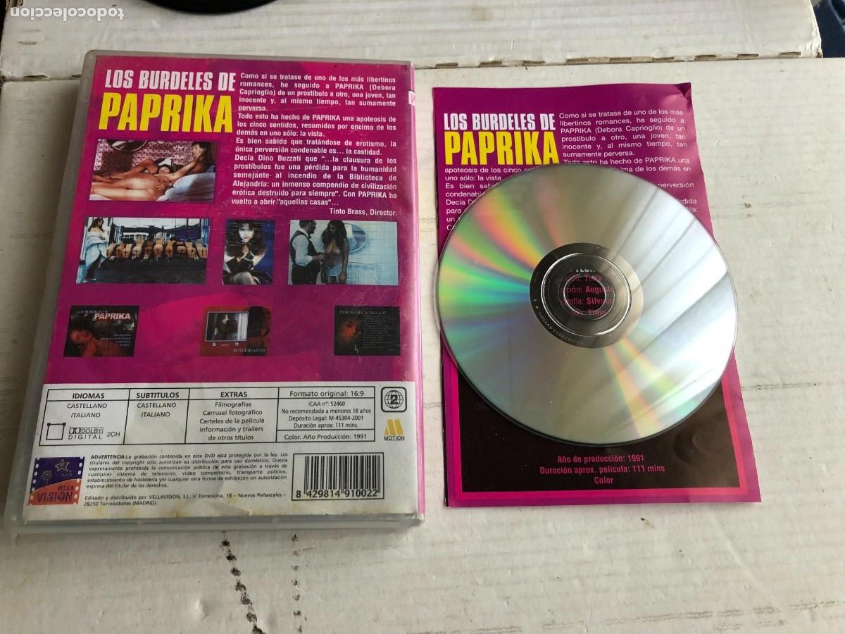 los burdeles de paprika - pelicula dvd adultos - Acquista Film per adulti  su todocoleccion