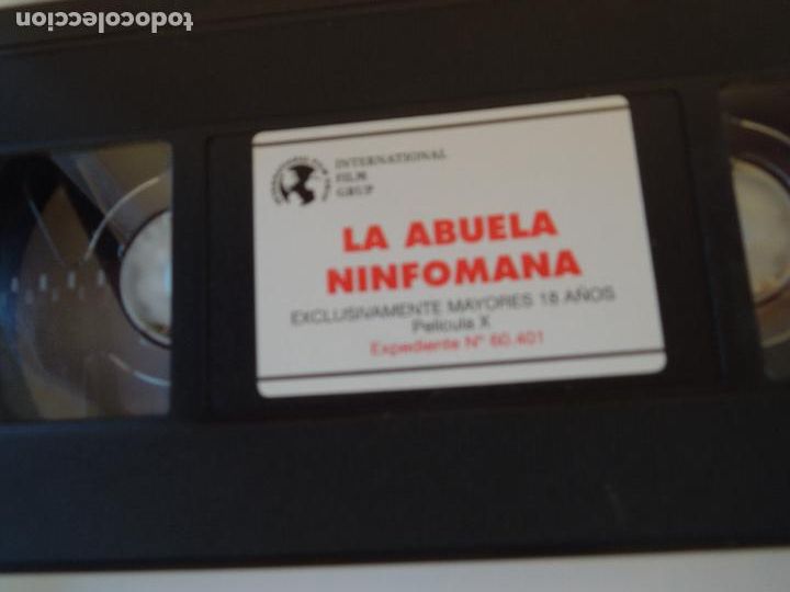 Filme: LA ABUELA NINFOMANA - TOP GOLD - CINTA VHS PORNO SOLO PARA ADULTOS