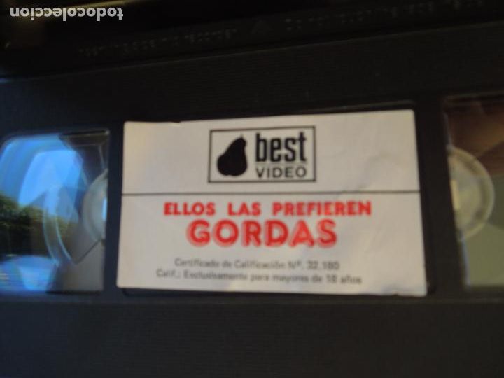 Filme: ELLOS LAS PREFIEREN GORDAS - CINTA VHS PORNO SOLO PARA ADULTOS
