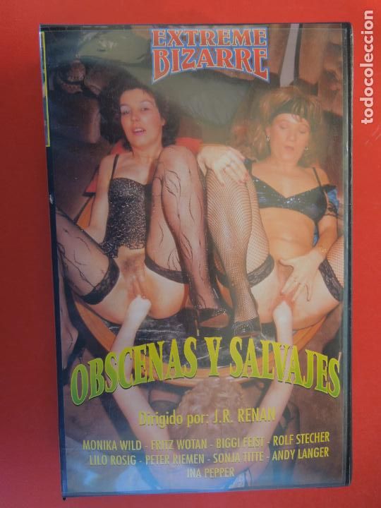 Filme: OBSCENAS Y SALVAJES - J.R. RENAN - CINTA VHS PORNO SOLO PARA ADULTOS