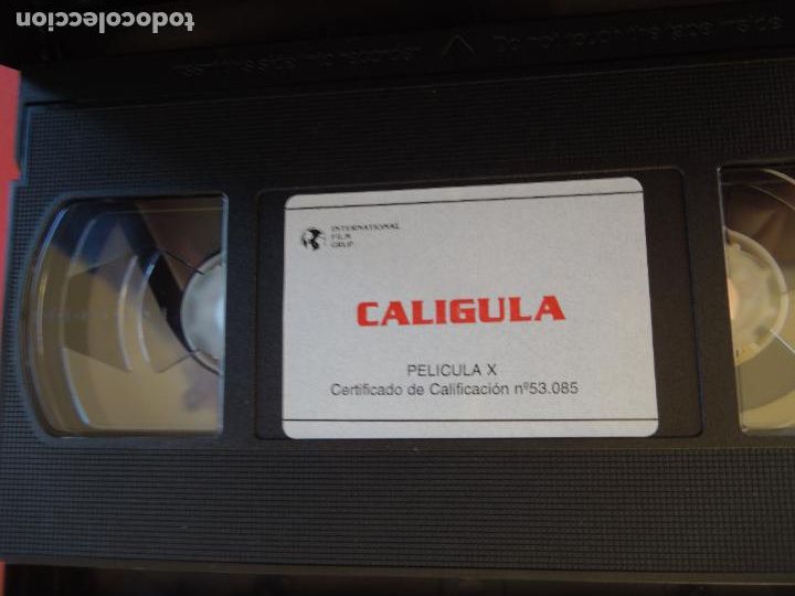 Filme: CALIGULA - RAF DE PALMA - CINTA VHS PORNO SOLO PARA ADULTOS