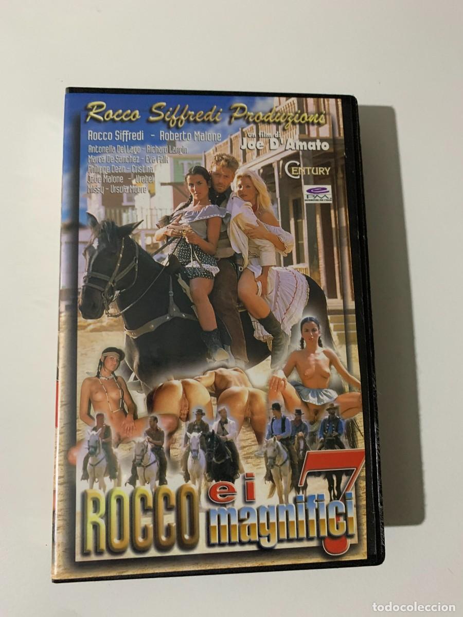 Peliculas: ROCCO E I MAGNIFICI 7 JOE D'AMATO OUTLAWS VHS PAL CRY47 EPM ROCCO SIFFREDI PRODUCTION 1998