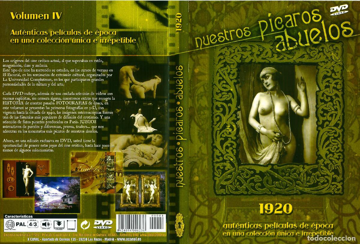 Films: NUESTROS PICAROS ABUELOS A&Ntilde;O 1920 X PELICULAS PORNO VINTAGE RECUPERADAS MATERIAL SICALIPTICO XXX DVD