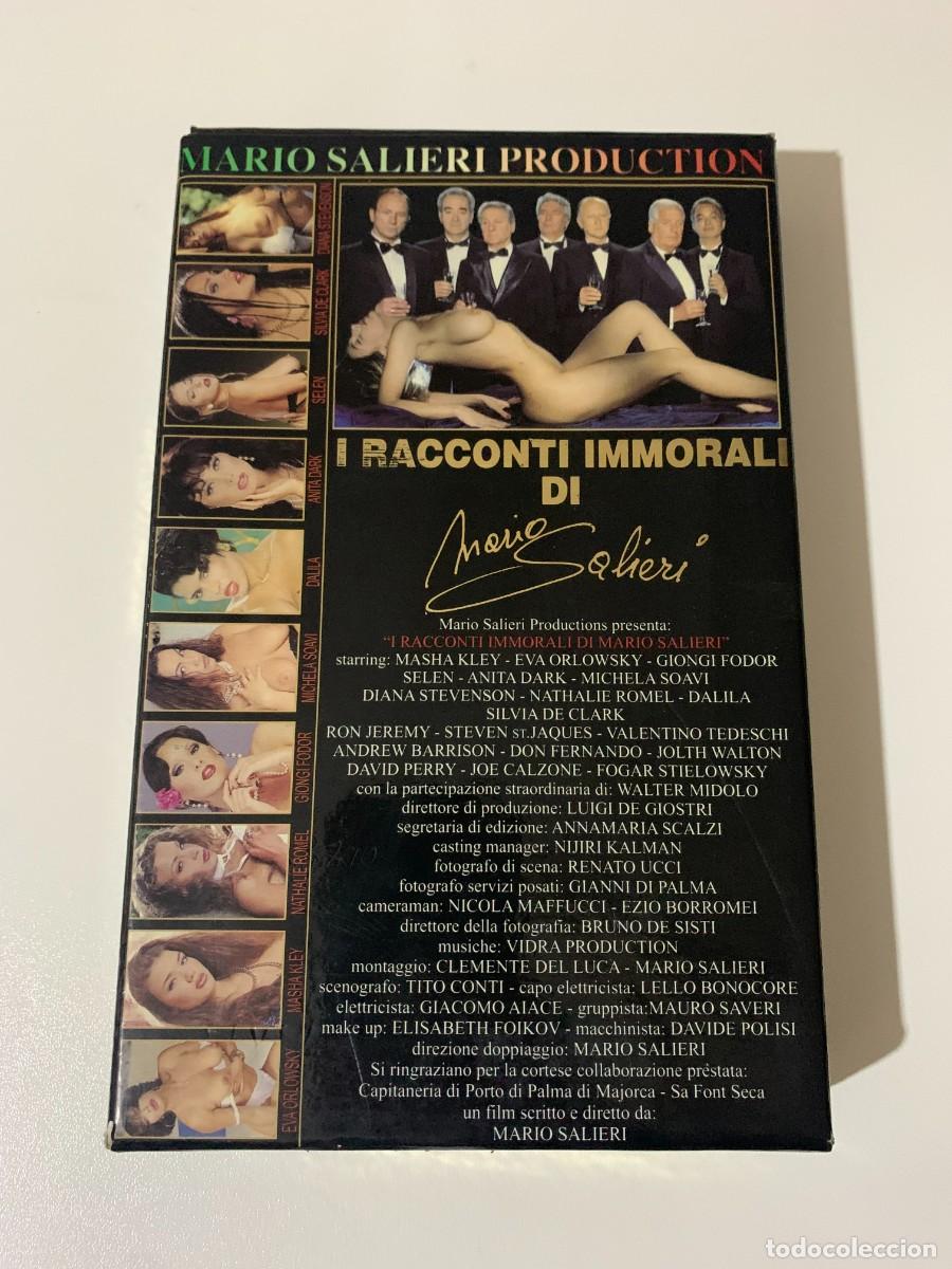 Peliculas: I RACCONTI IMMORALI DI MARIO SALIERI VHS 100.001 MSP PRODUCTION ORIGINAL COVER