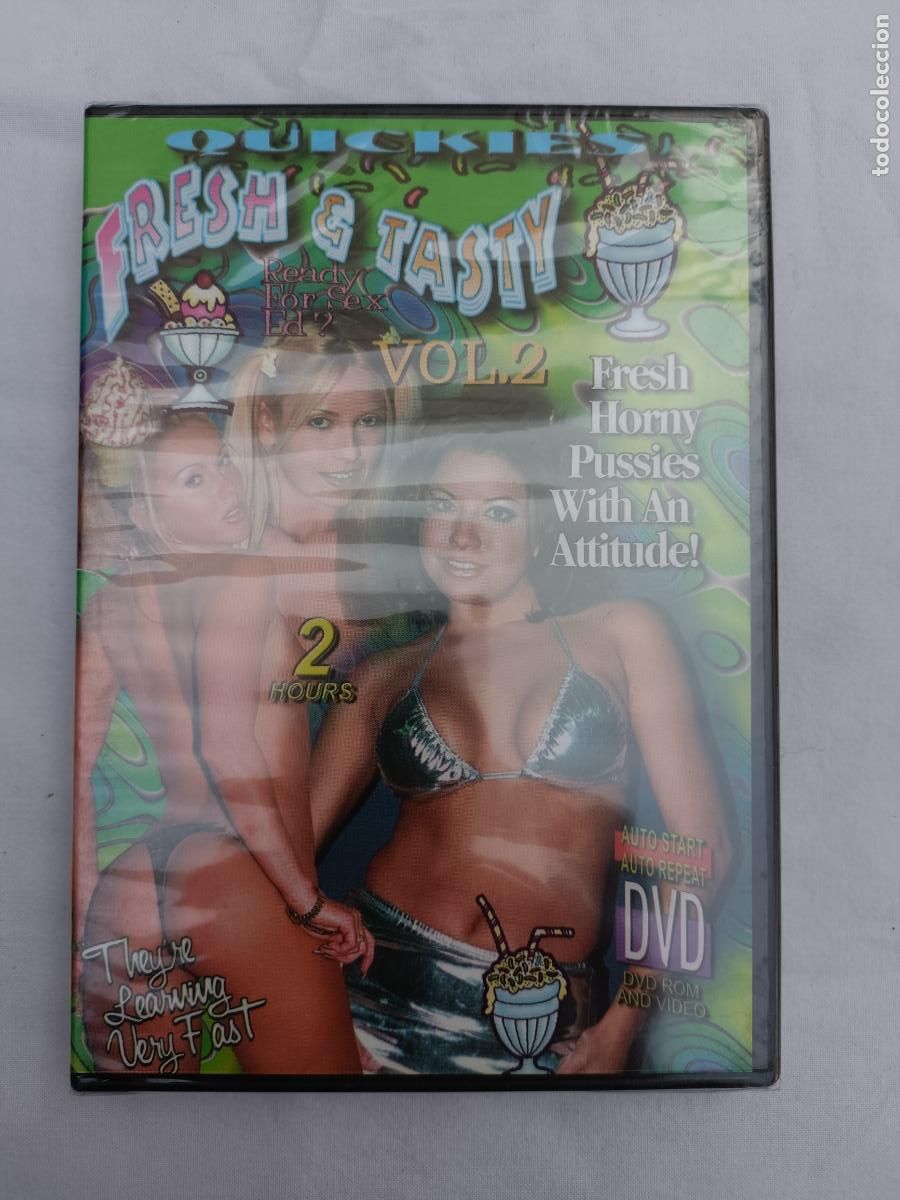 Peliculas: DVD FRESH & TASTY. FRESH HORNY PUSSIES WITH AN ATTITUDE. 2 HOURS. ADULTOS
