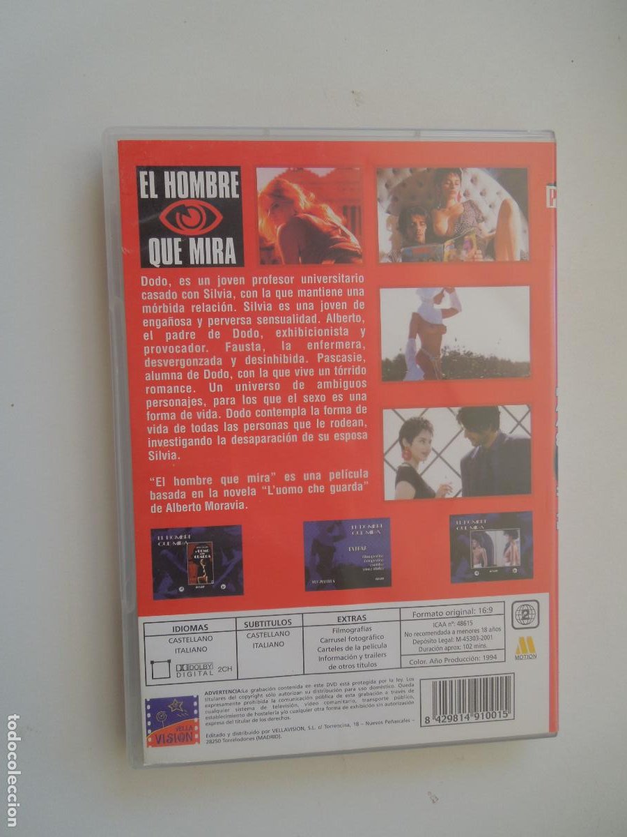 el hombre que mira - tinto brass- dvd erotico s - Compra venta en  todocoleccion