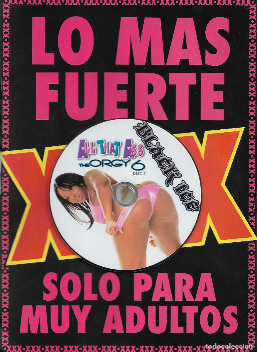 Filmes: ALL THAT ASS THE ORGY #6 (DISCO #2). BLACK ICE. Pelicula DVD Sexo Porno +18 (Adult DVD Rated XXX)