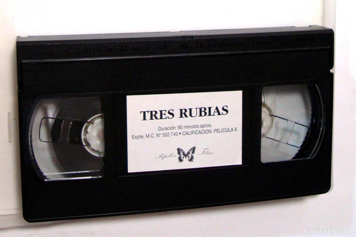 pelicula vhs porno: tres rubias , especial fest - Compra venta en  todocoleccion