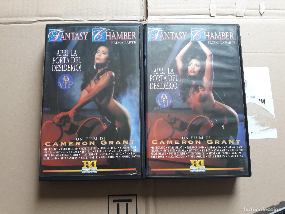 Filme: Fantasy chamber VHS RD (1994) Vol. 1 e 2 Kylie Ireland, Rebecca Lord, Jeanna Fine