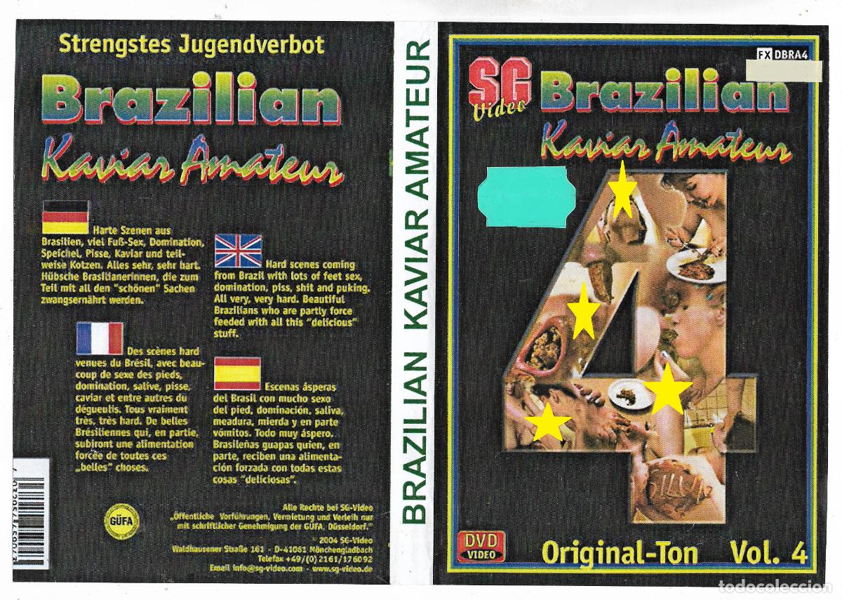 Filmes: BRAZILIAN KAVIAR AMATEUR VOL.4. Pel&iacute;cula (SHIT-PISS) DVD Adultos +18 (Adult DVD Rated XXX).