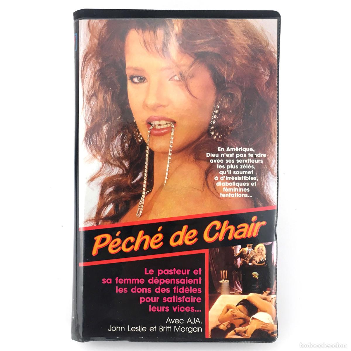 Peliculas: PECHE DE CHAIR AJA BRITT MORGAN RENEE MORGAN BRANDY WINE JOHN LESLIE CASE OF THE SENSUOUS SINNER VHS