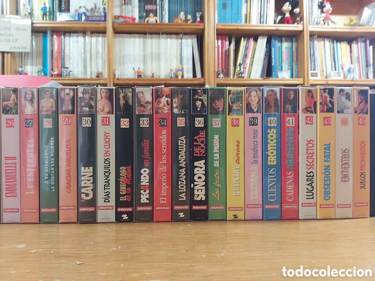 Films: VHS * LOTE JOYAS DEL CINE EROTICO * 22 PELICULAS VHS INTERVIU * VER FOTOS TITULOS PRECINTADAS *