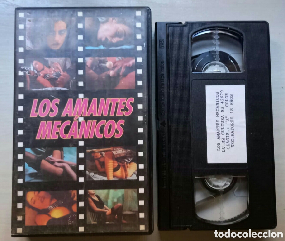 Filme: Los amantes mecanicos vhs ADULTOS