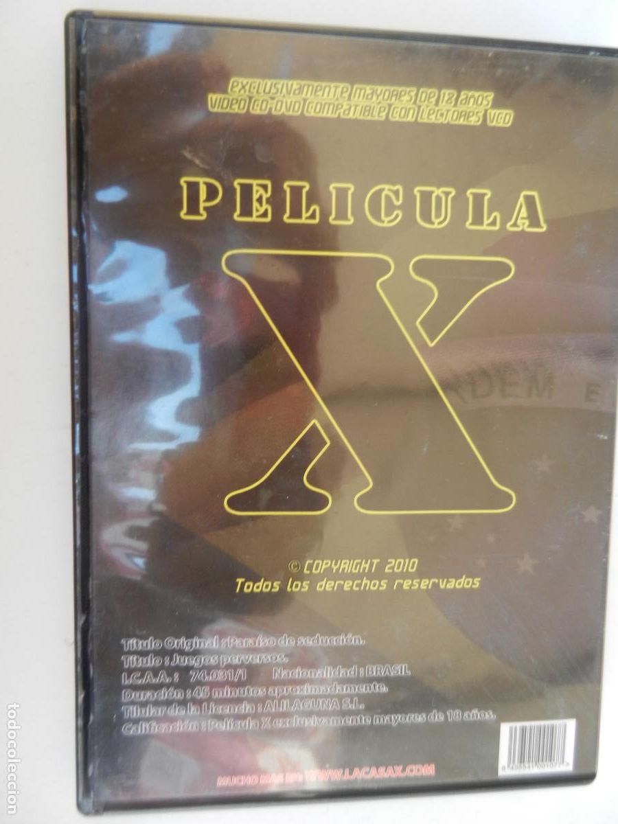 Film: JUEGOS PERVERSOS -PARAISO CARNAL - DVD PORNO SOLO PARA ADULTOS