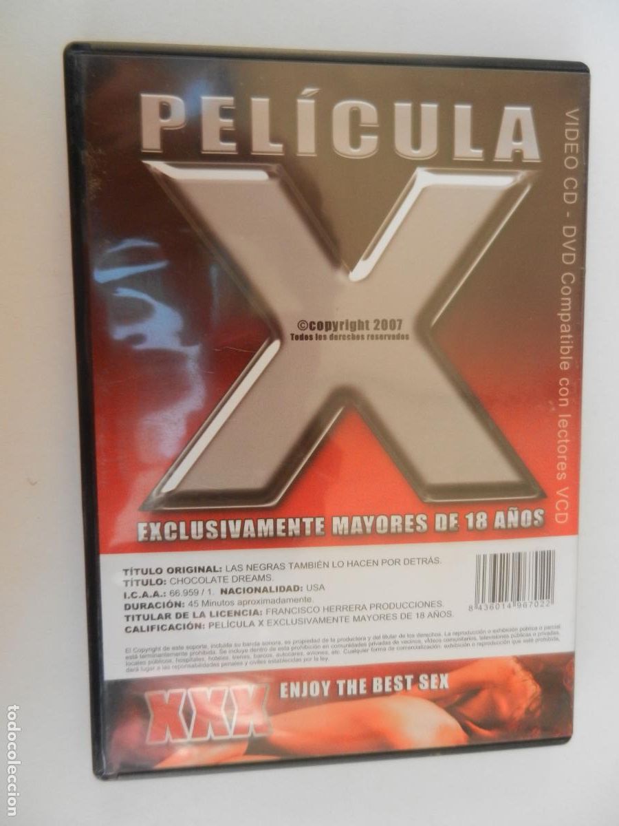 Filme: NEGRAS XXX RACIAL SEX - CHOCOLOATE DREAMS -DVD PORNO SOLO PARA ADULTOS