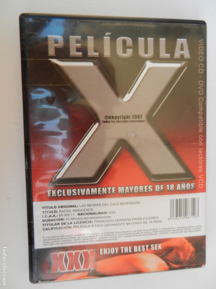 Filme: NEGRAS XXX RACIAL SEX - RACIAL INNOCENCE -DVD PORNO SOLO PARA ADULTOS