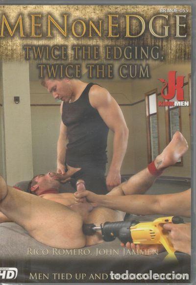 Filme: MEN ON EDGE: TWICE THE EDGING, TWICE THE CUM - DVD X GAY