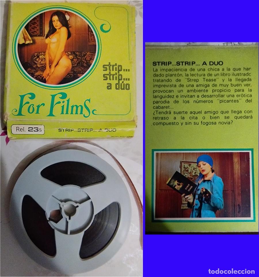 Peliculas: PELICULA EROTICA PARA ADULTOS STRIP&hellip; STRIP&hellip; DUO EN SUPER 8 mm 13 CM DE DIAMETRO