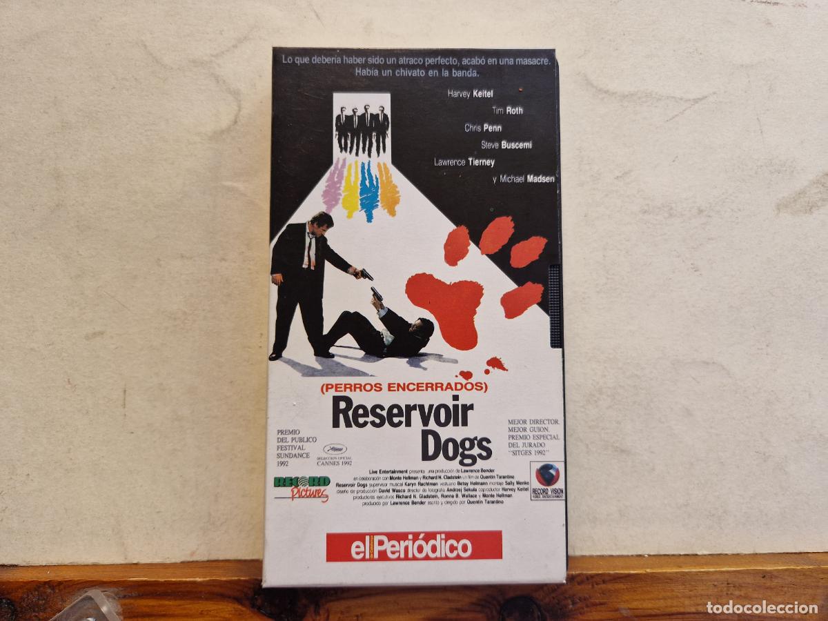 Peliculas: VHS. PERROS ENCERRADOS. RESERVOIR DOGS. HARVEY KEITEL.