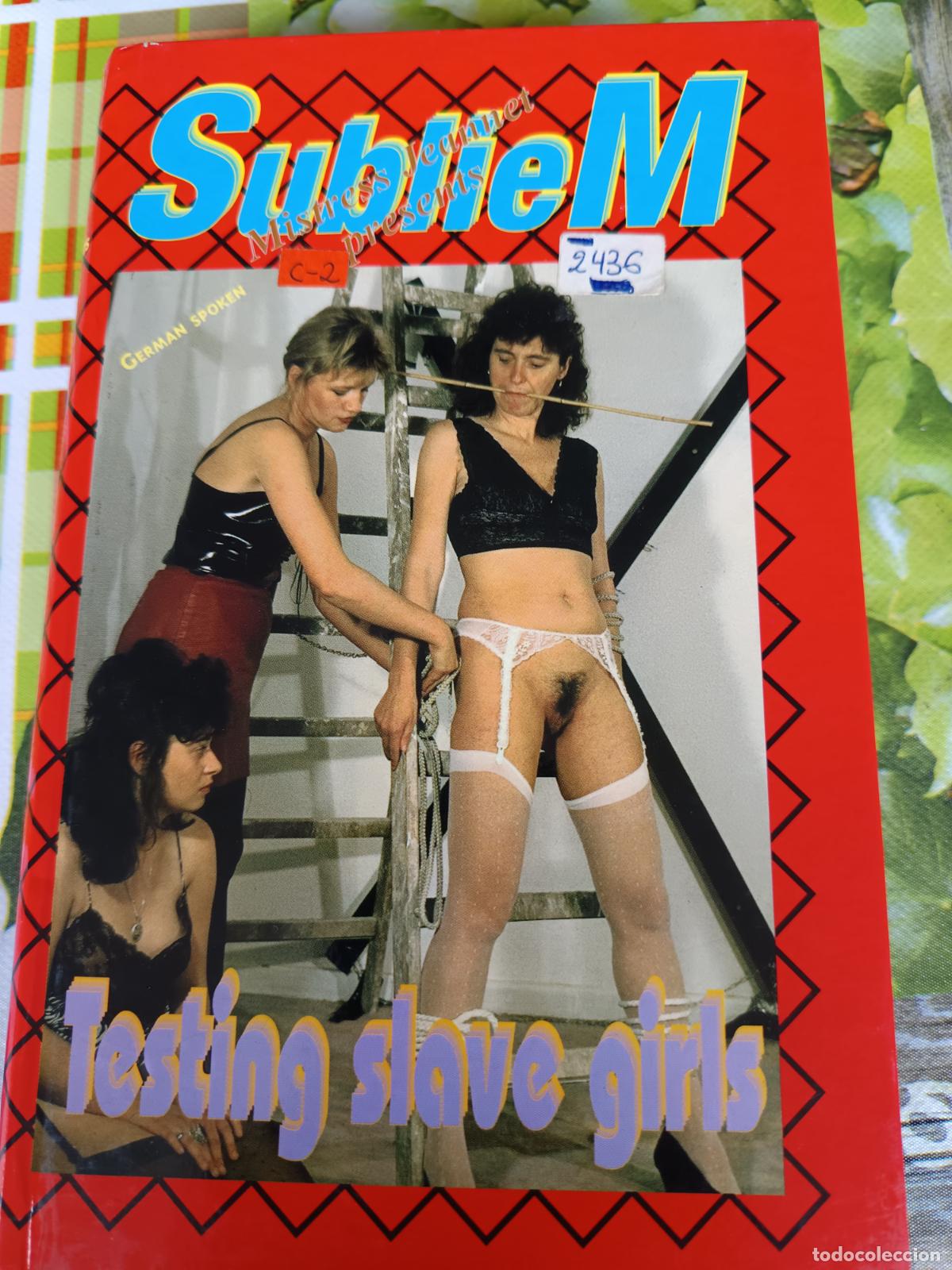 Filme: SUBLIE M, TESTING SLAVE GIRLS. PELICULA VHS PARA ADULTOS CINE X, A&Ntilde;OS 90