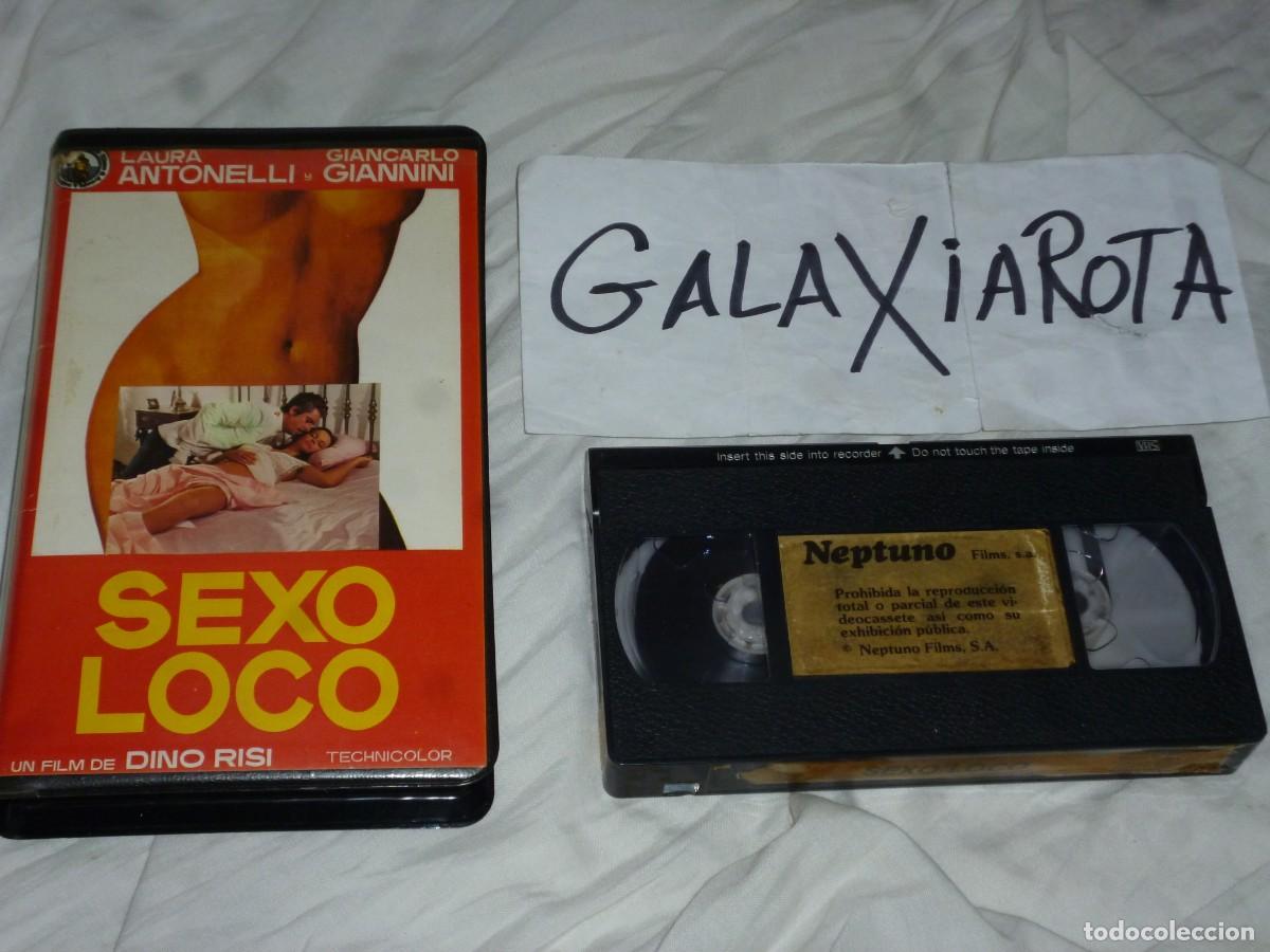 Filme: Sexo loco. Laura Antonelli. Comedia. Pelicula en video VHS