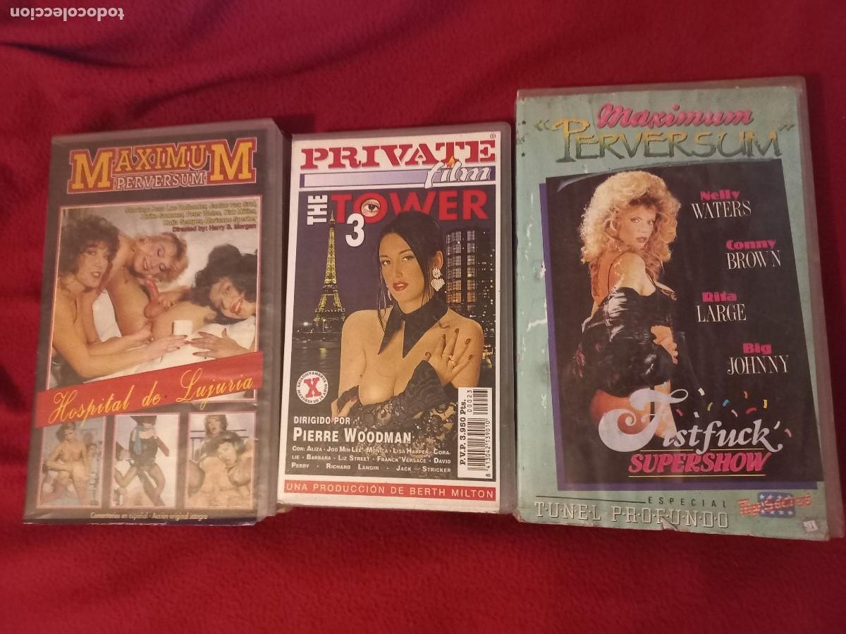Peliculas: LOTE 3 CINTAS VHS DE PORNOGRAFIA