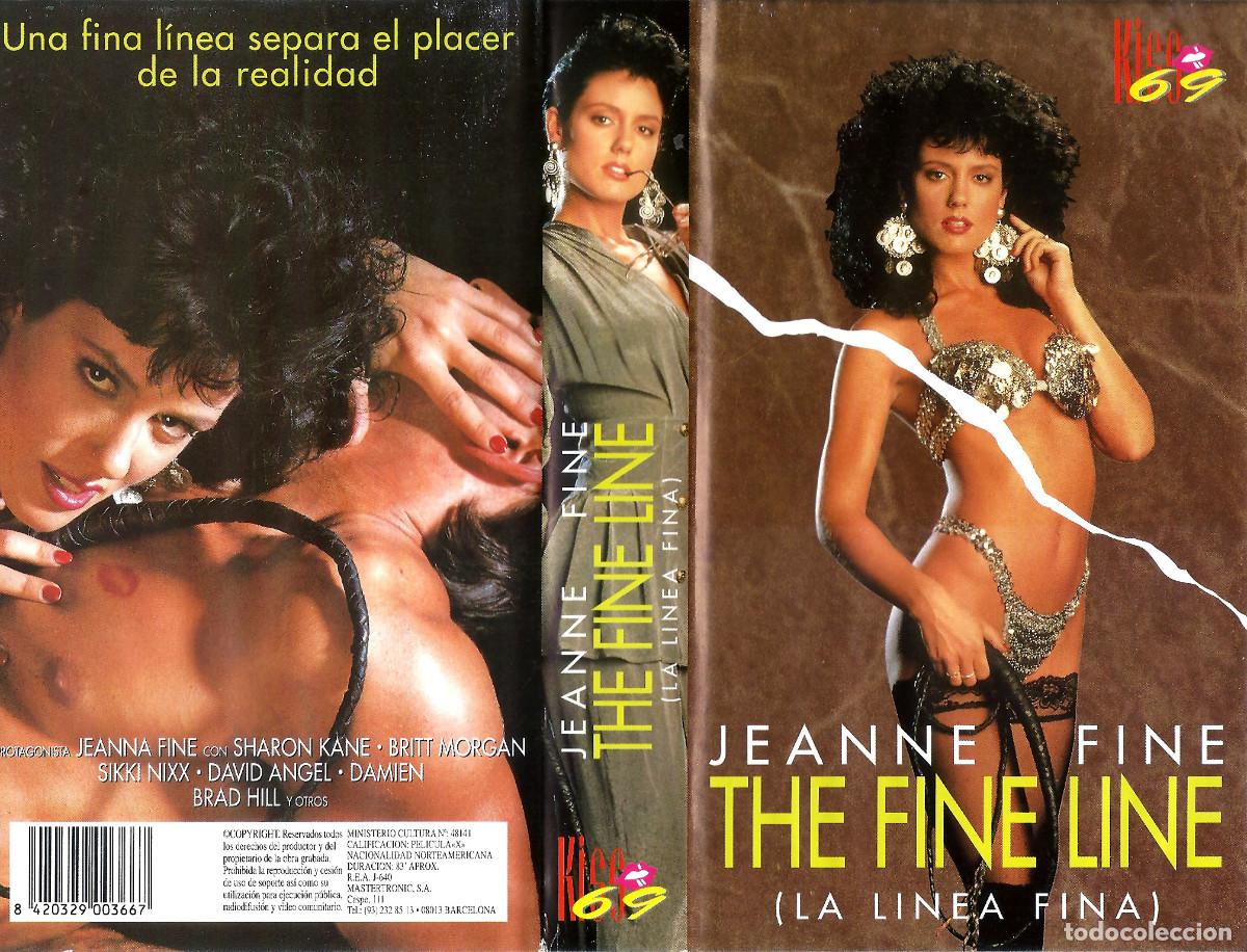 Peliculas: THE FINE LINE SHARON KANE JEANNA FINE BRITT MORGAN BEVERLY HILLS BRAD HILLWOODY CHI CHI LARUE X VHS