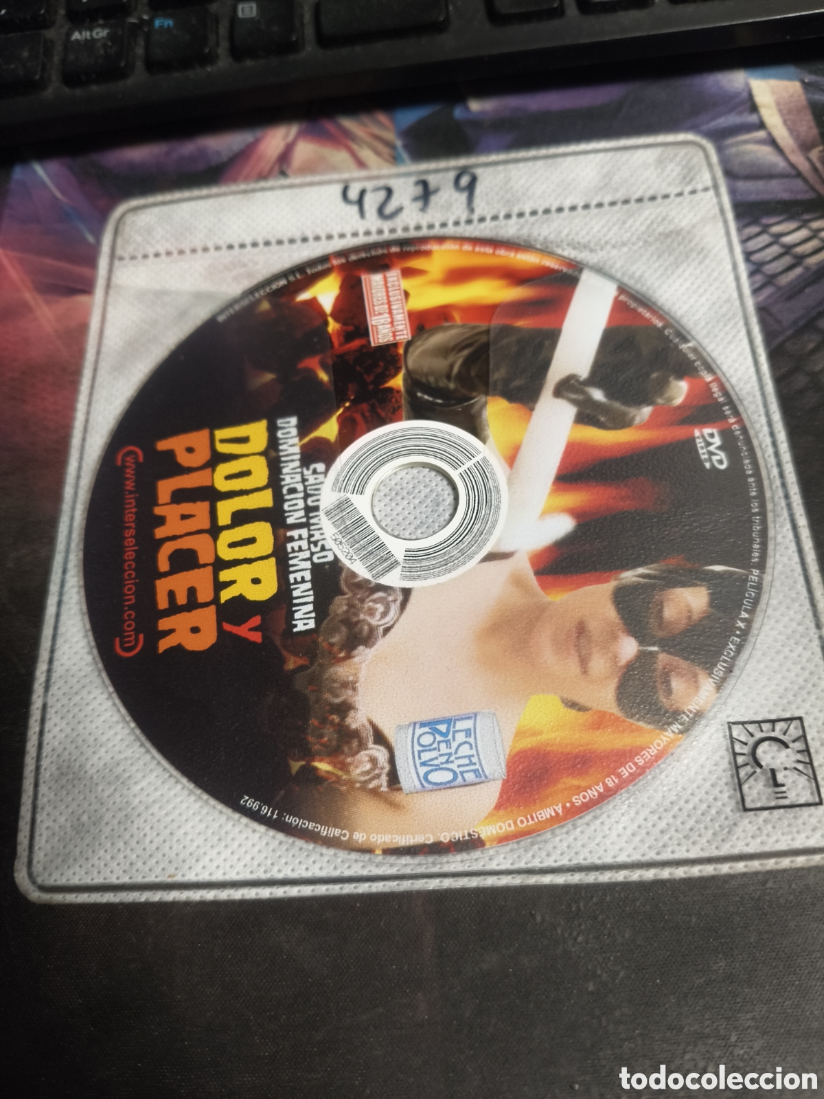 Filme: Dolor y placer DVD -4279 -Porno (disco solo)