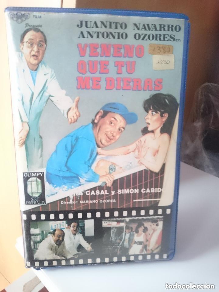 Peliculas: VHS - VENENO QUE TU ME DIERAS -- JUANITO NAVARRO - ANTONIO OZORES