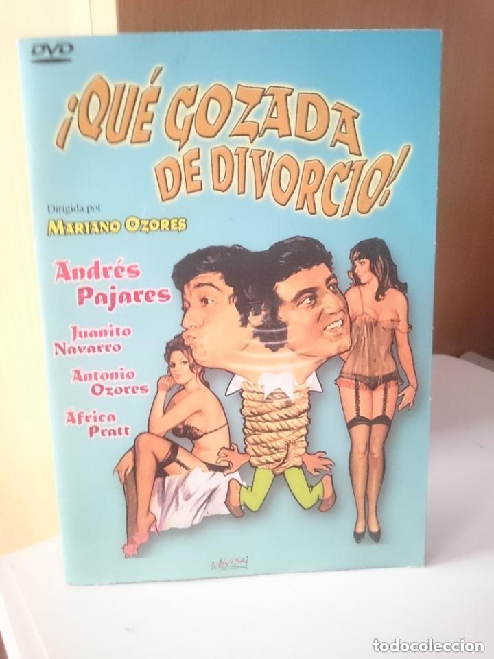Peliculas: DVD - QUE GOZADA DE DIVORCIO -- ANDRES PAJARES - ANTONIO OZORES - JUANITO NAVARRO - AFRICA PRATT .