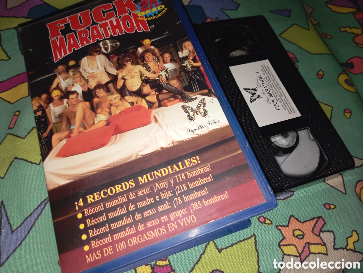 Films: Fuck marathon- vhs 120 min- papillon films- Alm1