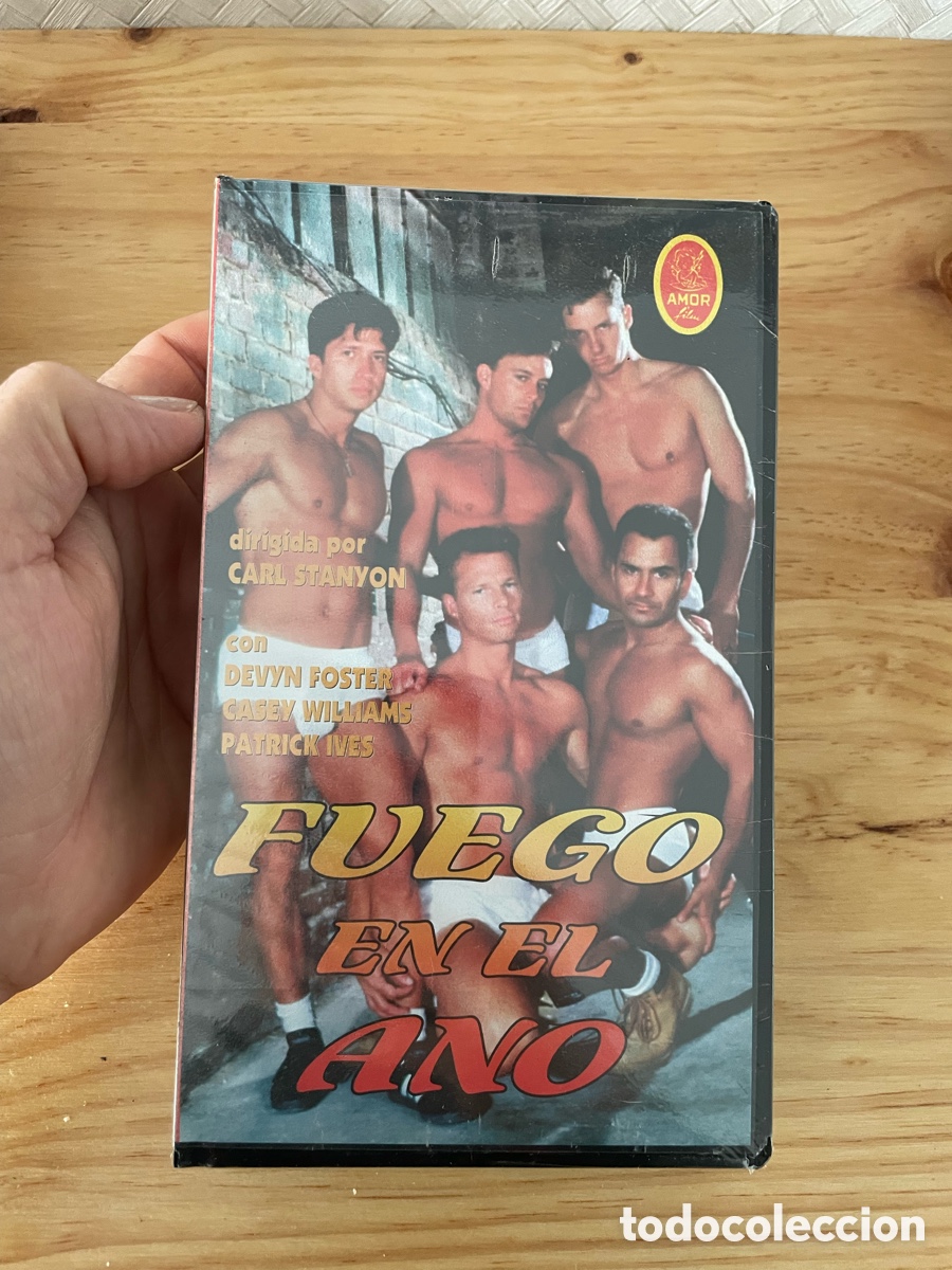 Films: Fuego en el ano, Carl Stanyon (Precintada) Pel&iacute;cula pornografica GAY VHS