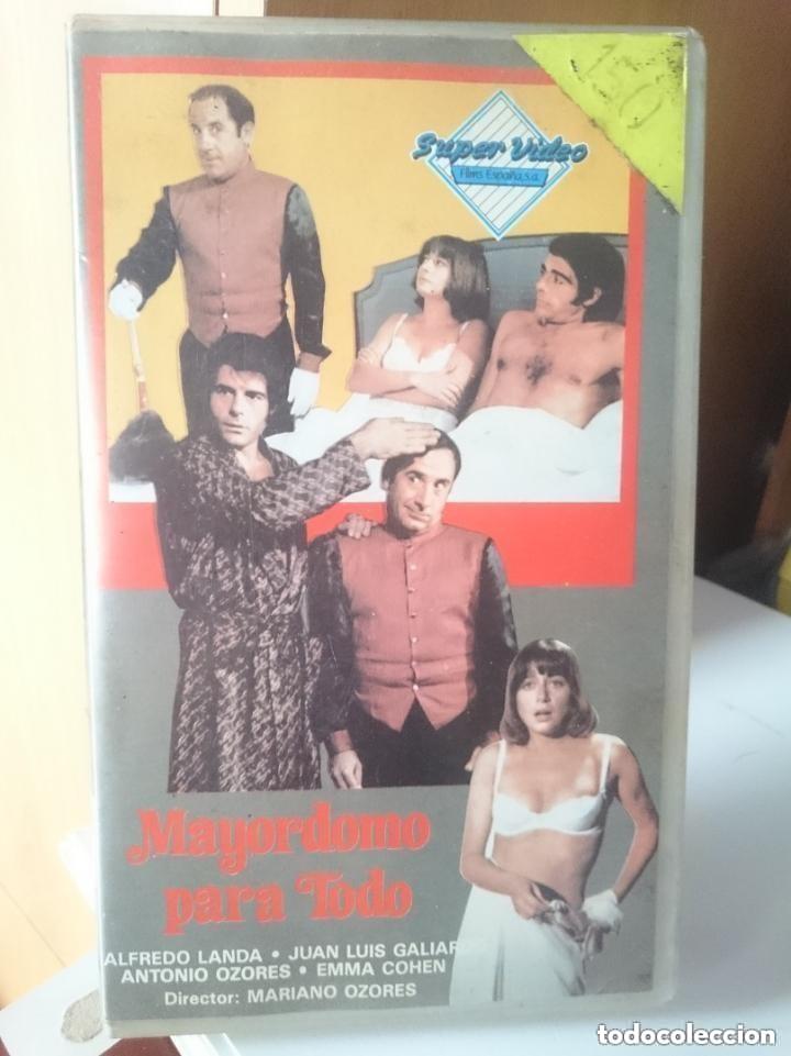 Films: VHS - MAYORDOMO PARA TODO -ALFREDO LANDA - ANTONIO OZORES - JUAN LUIS GALIARDO -EMMA COHEN