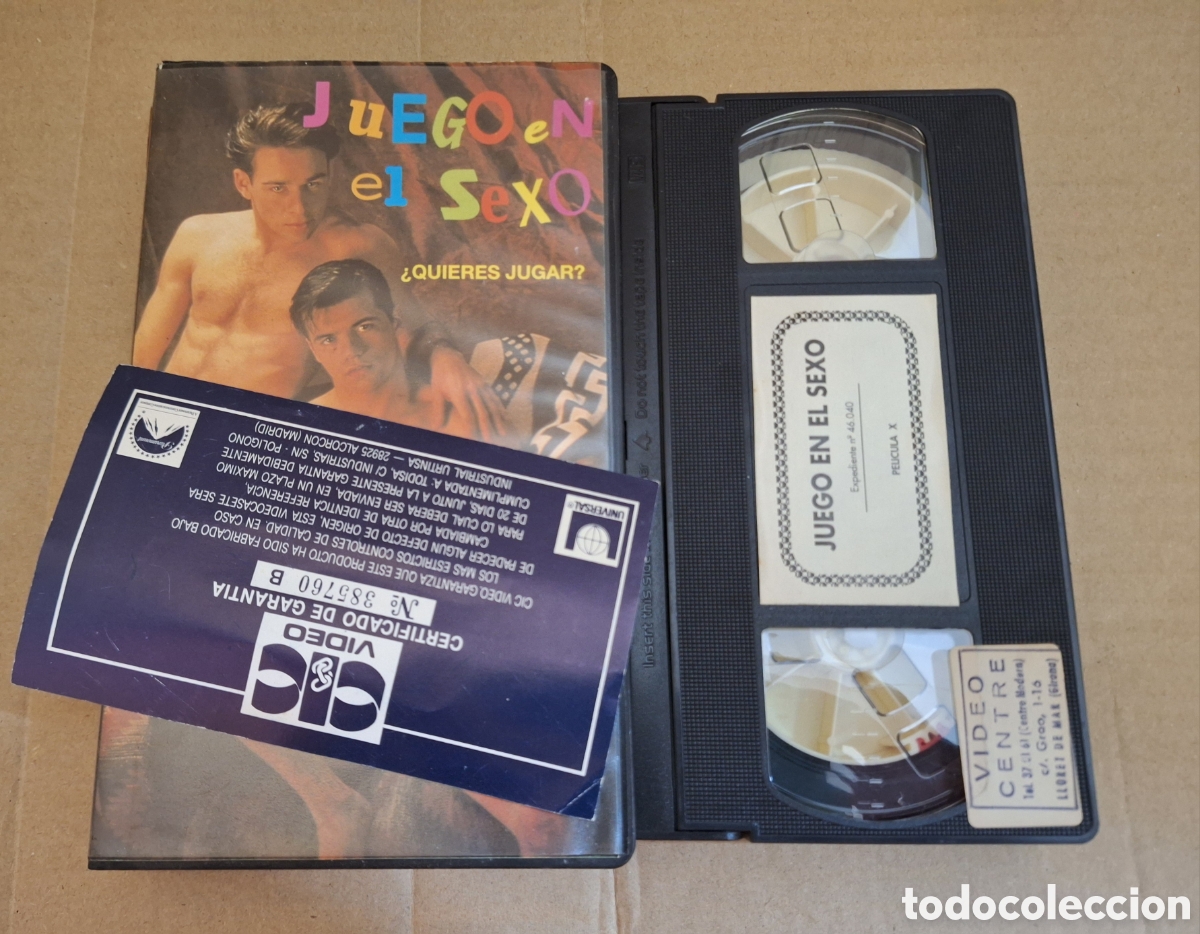 Films: Juego en el Sexo VHS Gay Adultos Sean Hunter