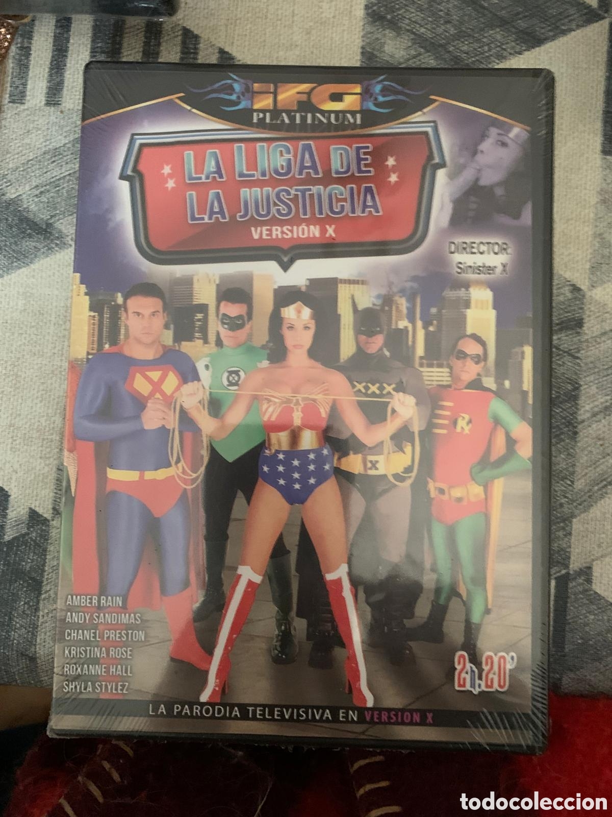 Films: DVD LA LIGA DE LA JUSTICIA PARODIA X CINE ADULTOS